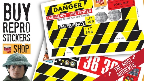 Action man fire engine - action,