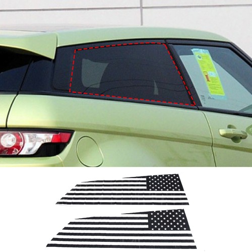Rear glass flag vinyl - us,
