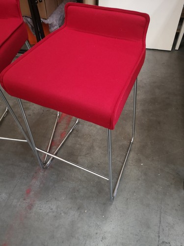 Allermuir tommo red bar stool - ,