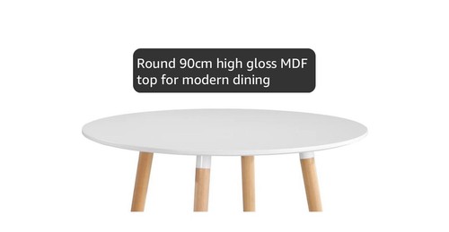 Goldfan round dining - goldfan, table