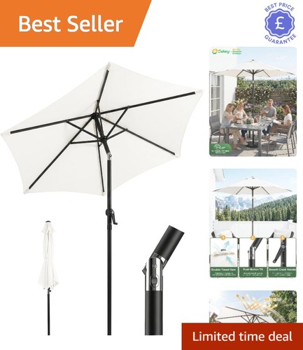 Compact patio umbrella with - patio,