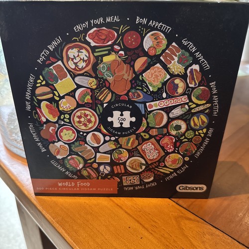 Gibsons world food 500 piece - gibsons, food'