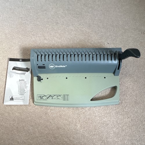 Gbc bindmate desktop manual - gbc, a4
