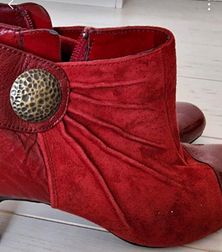 Lotus red leather - leather, &