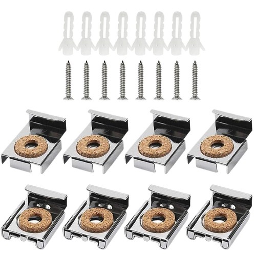 8pcs metal mirror - metal, kit