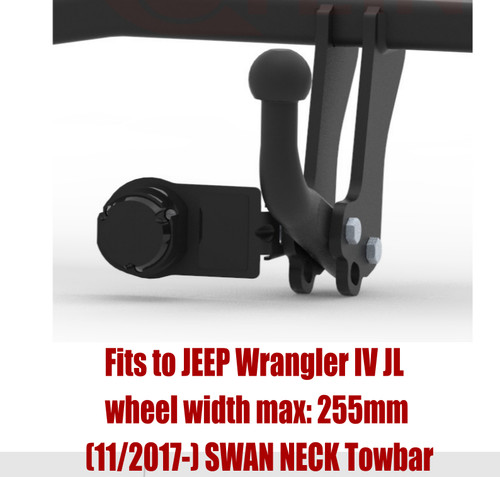 Swan neck tow bar for - neck,