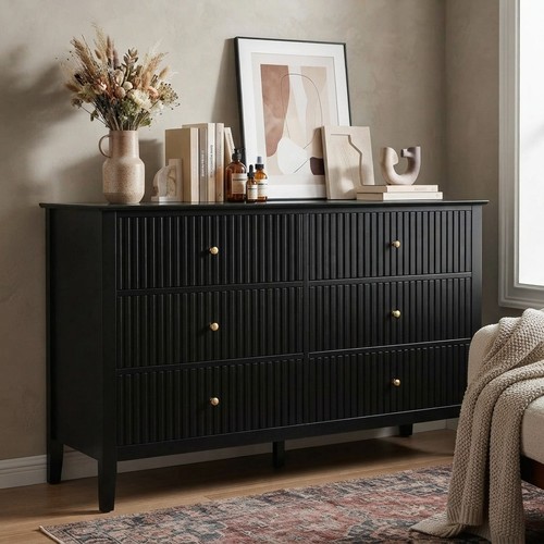 Elegant fluted drawer wide - elegant,