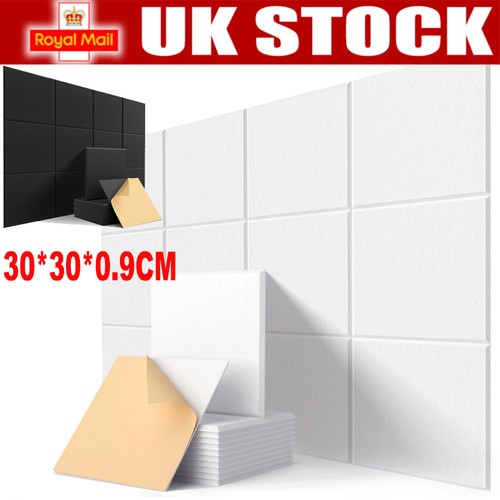 12x acoustic wall panel tiles - acoustic,