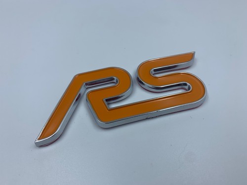 Orange ford focus badge - focus, rs
