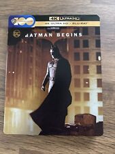 Batman Begins 4K Blu Ray Zavvi Exclusive Steelbook