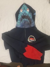 bape X jaws shark hoodie large
