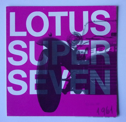 Lotus super seven - seven, 1961