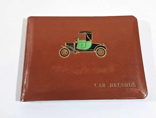 Vintage 1960s leather car - vintage,