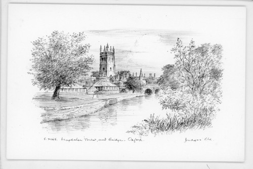 Vintage postcard art landscape - postcard,