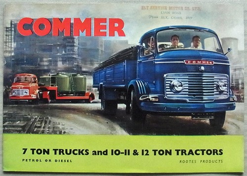 Commer ton trucks - commer,