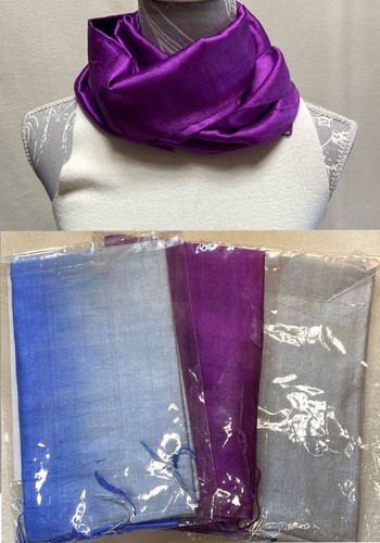 New thai silk scarf - new, (raw