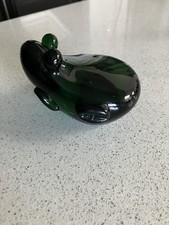 Vintage Murano Green Frog