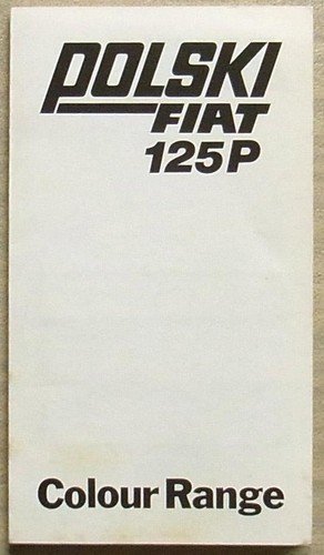Fiat polski 125p saloon - polski, &