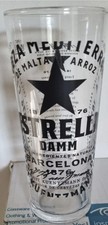 2 x Estrella Black Edition Brewing Pint Glasses 20oz Brand New 100% CE Stamped 