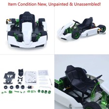 Plastic JDM 1/10 Race Car 298A 4*4 RC Go Kart Metal Wheelhub Sound Servo Radio