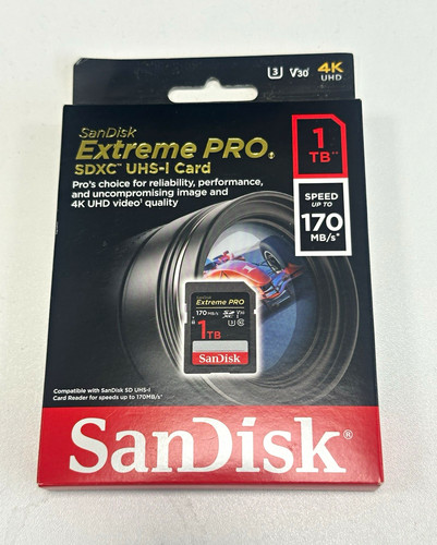 Sandisk extreme pro 1tb sdxc - 1tb,