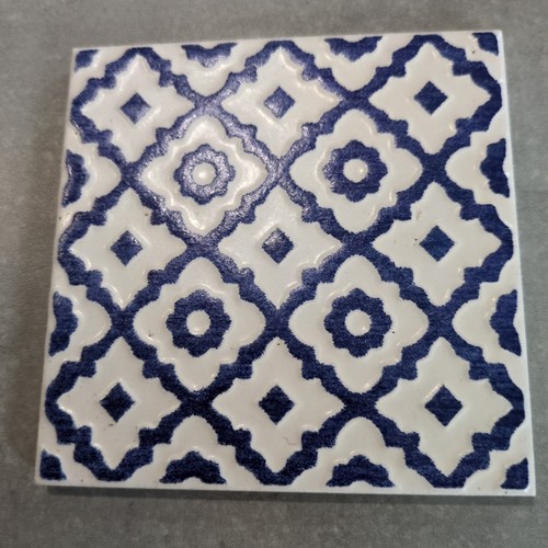 10cm square blue - 10cm,