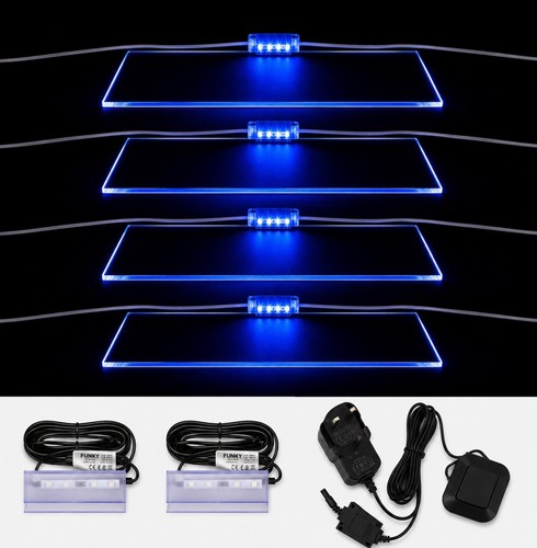 Led lights glass shelf - shelf, kit