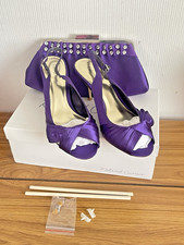 Roland Cartier 'Jungle Juice’ Shoes & Clutch Bag Purple Wedding Formal 6/39