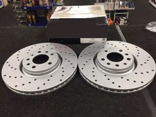 ASTRA VXR NURBURGRING PERFORMANCE BRAKE DISC CROSS DRILLED FRONT 93185817