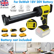 Cordless Caulking Gun Electric Caulking Gun With Light for DeWalt 18/20V Battery