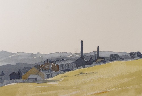 Original watercolour mill - 'mill, in