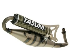 Exhaust system Yasuni Scooter Z carbon aramid for Piaggio Typhoon Gilera Runner