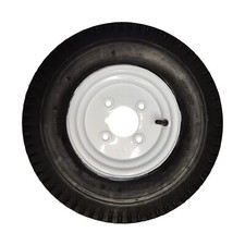 Laser Dinghy Trailer Wheel & Tyre 8'' Rim 4.80/4.00-8, 4” PCD Fits Boat Trailer