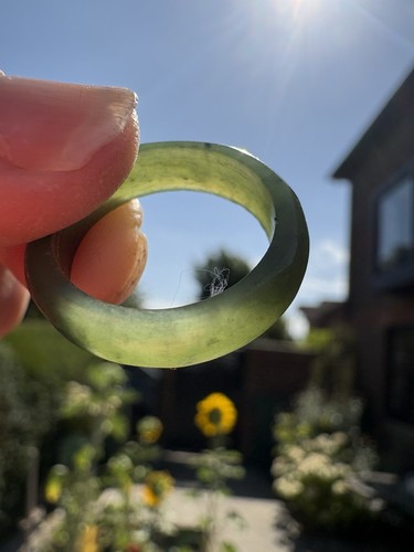 Jade ring vintage green - vintage,, green,