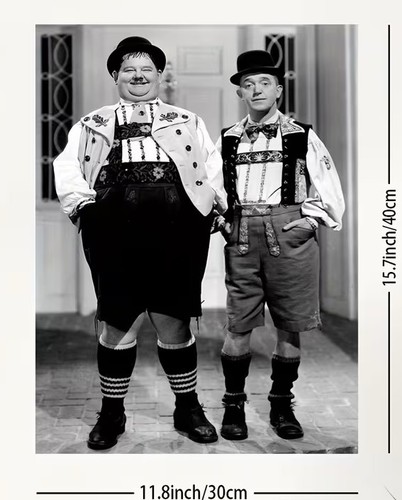 Laurel and hardy canvas wall - laurel,