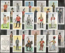 EWBANKS-FULL SET- BRITISH UNIFORMS 1956 (25 CARDS) EXCELLENT+++