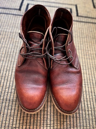 Red wing chukka boots - red, 10.5