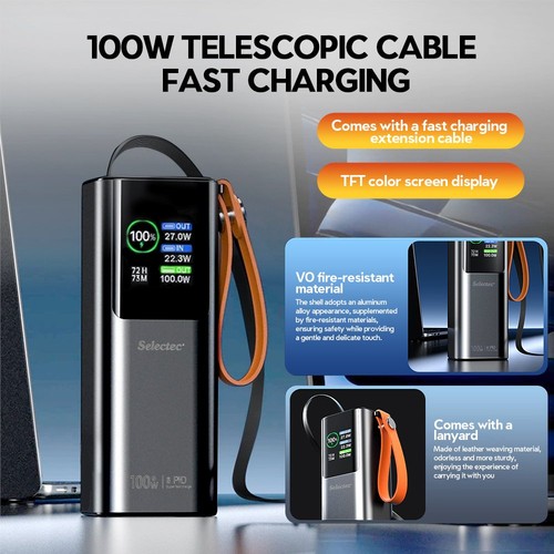Selectec 100w 30000mah laptop - selectec,