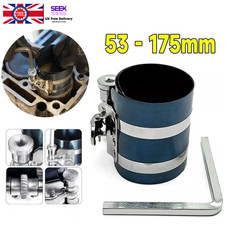 Quick Release Engine Piston Ring Compressor Tool Ratchet Type Clamp 53 - 175mm
