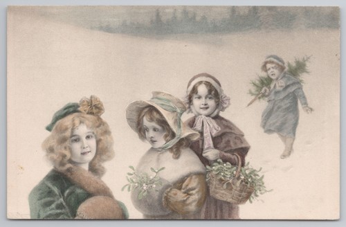 Christmas children winter - children, snow