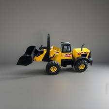 Tonka City Front Loader No. 728 Yellow Black Scoop Construction Toy Vehicle