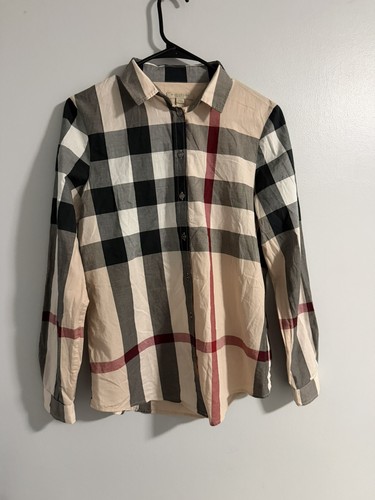 Burberry brit shirt check trim - brit,