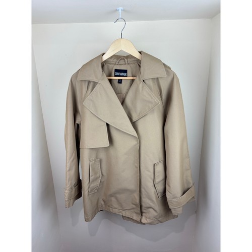 Centigrade short trench coat - short,