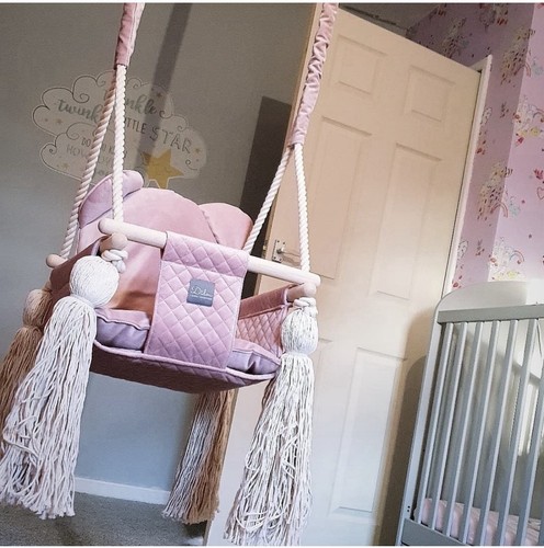 Luxury baby swing wood - swing,