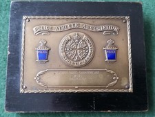 Police Athletic Association District Darts Championship Old Plaque.