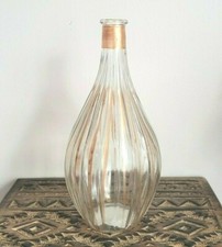 Glass Bud/Stem Vase, Gold