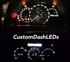 WHITE Full Dash Kit LEXUS Is200 Is300 Led Speedo Altezza Sxe10 Toyota JDM Drift