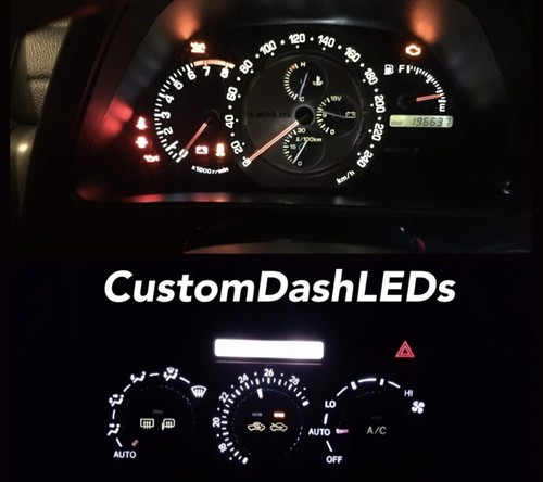 White full dash kit lexus - white,