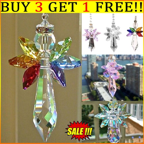 Rainbow angel crystal - angel, bead