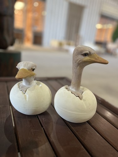 Vintage pair hatching - pair, of